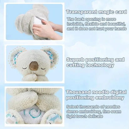 Koala de Peluche con Luz Nocturna y Música - Ayuda para Dormir Bebés