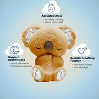 Koala de Peluche con Luz Nocturna y Música - Ayuda para Dormir Bebés